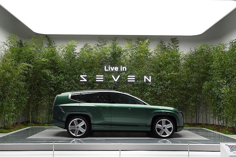 펠리세이드 사이즈의 현대 전기차, 세븐 공개