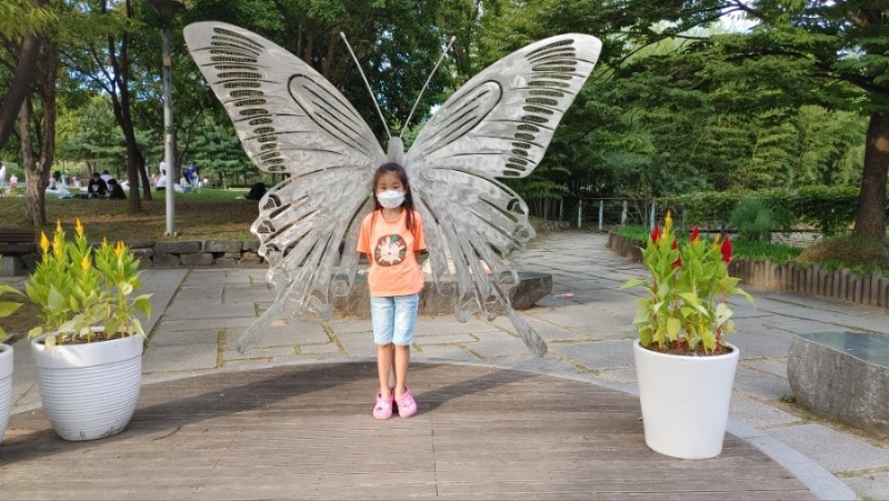 서울 데이트코스 서울숲 곤충식물원옆 나비정원 개장해서 아이와함께 다녀왔어요