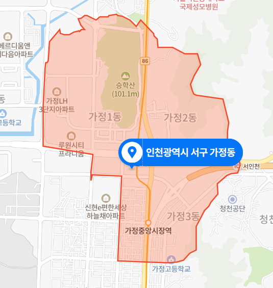 인천 서구 가정동 택시기사 폭행사건 (2021년 2월 17일)