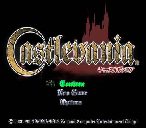 코나미 / 액션 어드밴처 - 캐슬베니아 キャッスルヴァニア - Castlevania (PS2 - iso 다운로드)
