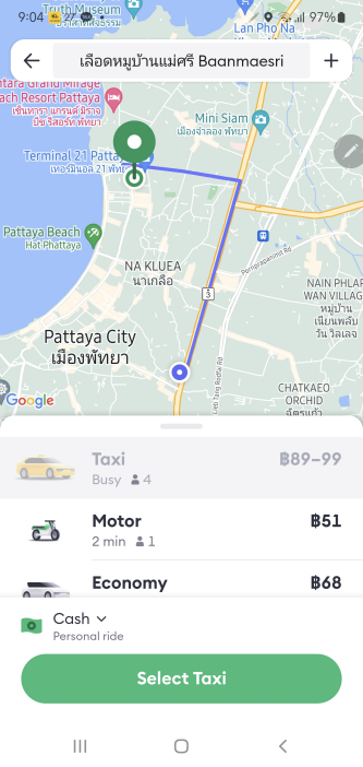 태국 여행 파타야 볼트(Bolt) 어플 택시 사용하기 + 진상기사 대응법