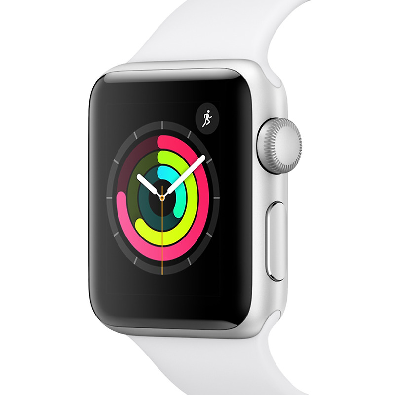 Apple 애플워치3 GPS 38mm + 알루미늄 케이스, 실버(MTEY2KH/A), 화이트(밴드) 가격 추천