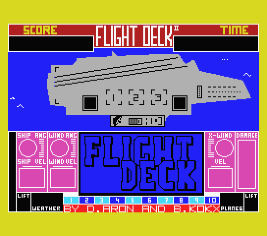 Flight Deck II - MSX (재믹스) 게임 롬파일 다운로드