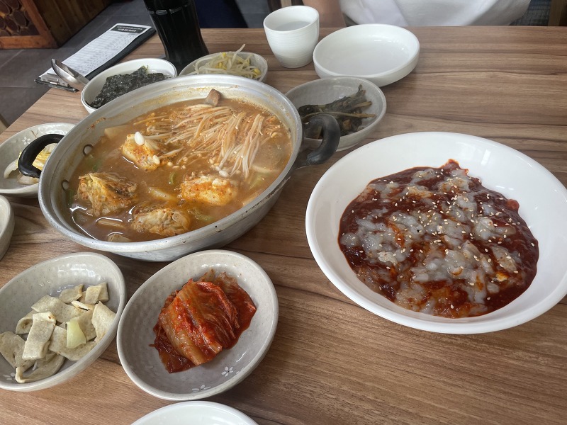 꽃게살 비빔밥 / 꽃게탕 목포 장터식당 본점 방문 솔직 후기
