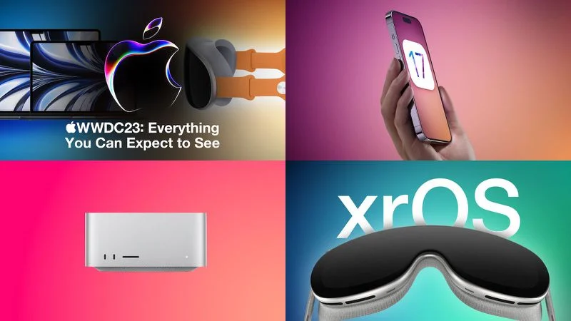 WWDC 23 – iOS 17, AR/VR 헤드셋, 새로운 Mac 등