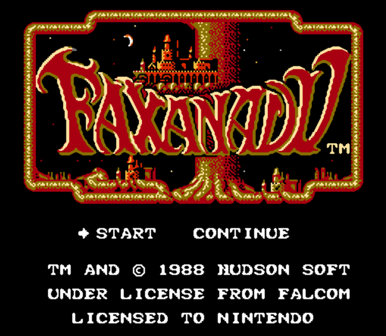 NES ROMS - Faxanadu (EUROPE / 유럽판 롬파일 다운로드)