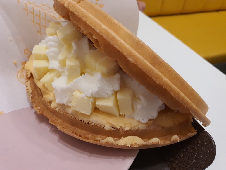 아이스크림 와플이 맛있는 속초 와플대학 방문