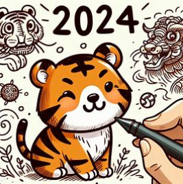 2024년 호랑이띠 운세 재물,연애,직장운 총정리!