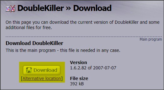 사진 정리등 중복 파일 제거시 유용한 유틸 소개 - DubleKiller