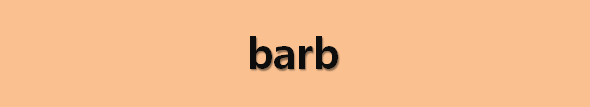 뉴스로 영어 공부하기: barb (가시 돋친 말)