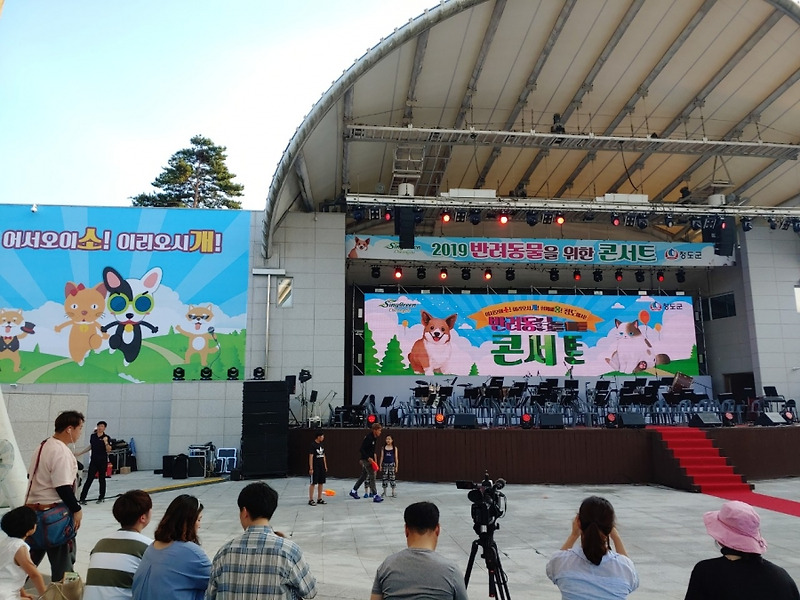 한여름 밤의 향연, '청도 반려동물을 위한 콘서트' 현장스케치