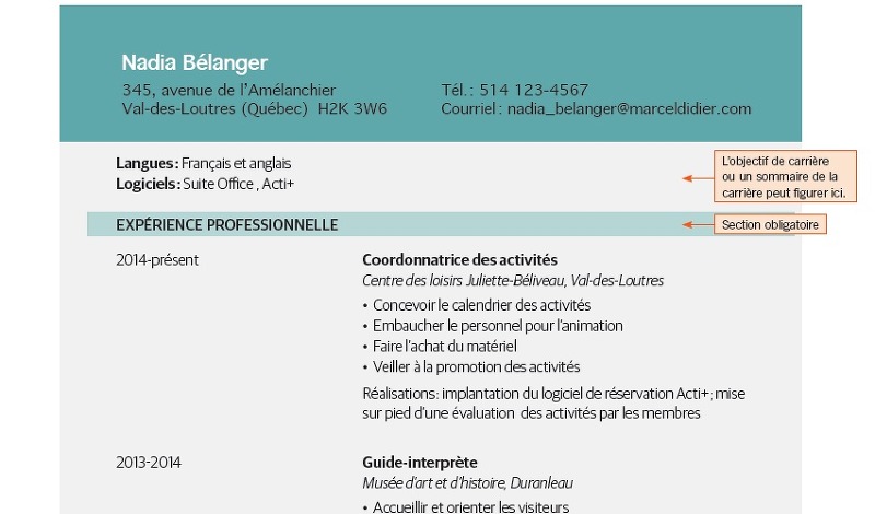 해외취업 - 몬트리올 구직을 위해 프랑스어로 이력서(CV) 쓰기