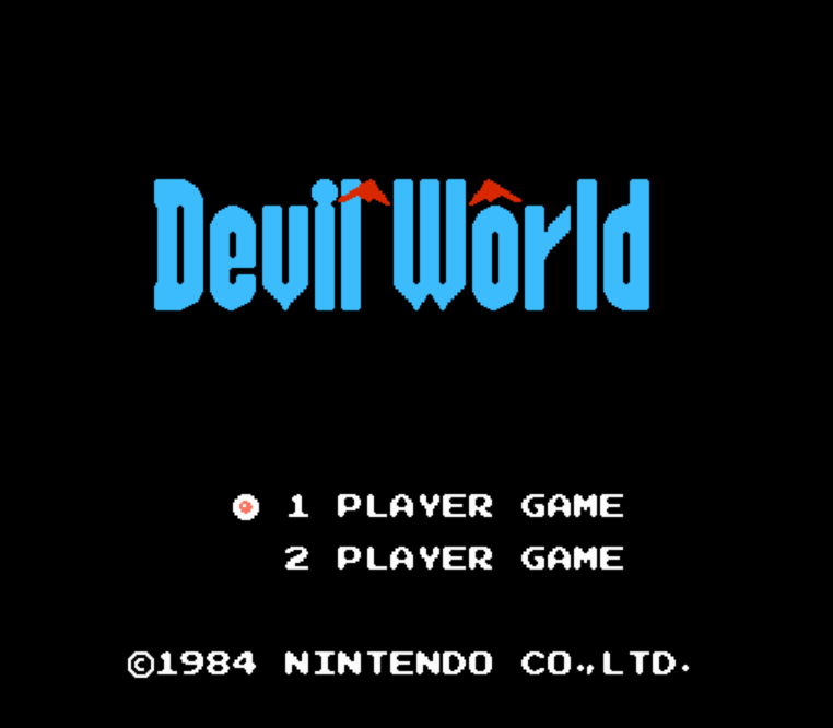NES ROMS - Devil World (EUROPE / 유럽판 롬파일 다운로드)