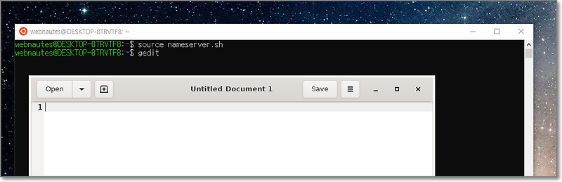 WSL 2 - Ubuntu의 resolv.conf에서 읽은 nameserver IP를 DISPLAY 환경변수에 저장하는 스크립트 작성