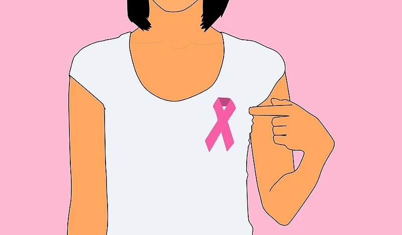 유방암 조기발견을 위한 자가검진 방법 3단계
