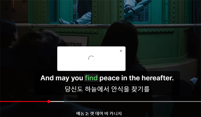 넷플릭스 - 자막 두개 띄우기(외국어 공부하기)
