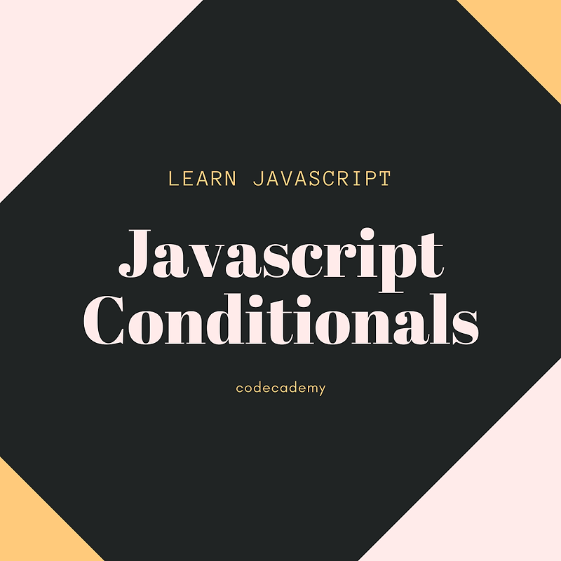 코드카데미 Javascript - Conditionals (참거짓 판단, switch 문)