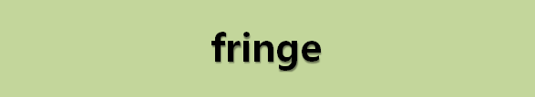 뉴스로 영어 공부하기: fringe (부가적인)