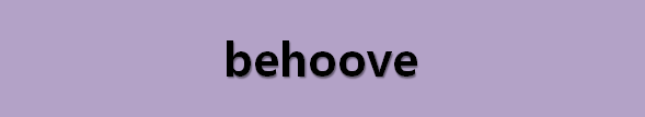 뉴스로 영어 공부하기: behoove (…하는 것이 의무이다)
