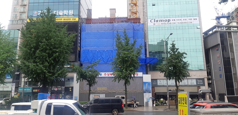 은평구 연신내역 건물 공사 현장 사진 078 효민아크로뷰 주상복합 아파트 신축현장 (korean construction)