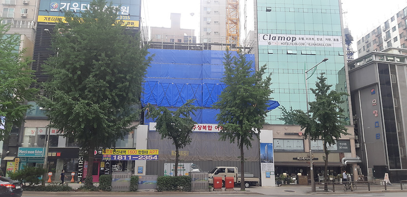 은평구 연신내역 건물 공사 현장 사진 063 효민아크로뷰 주상복합 아파트 신축현장 (korean construction)