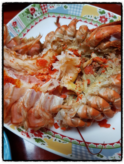 Time and price of cooking at the lobster house. 랍스타 먹기
