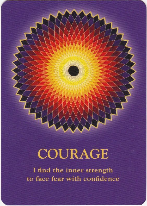 [오라클카드배우기]]The Soul's Journey Lesson Cards Courage 용기 해석 및 의미