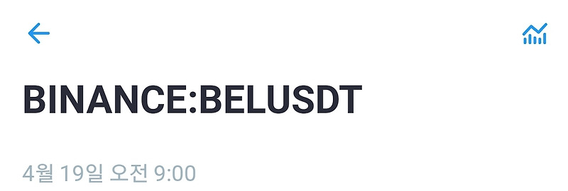 Cryptocurrency trading profit (BELUSDT +29% 수익) 암호화폐 트레이딩