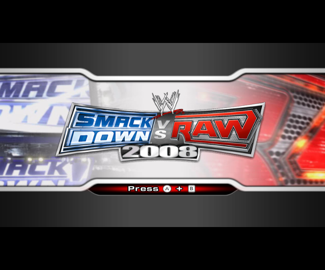 WWE 스맥다운 VS. 로우 2008 - WWE スマックダウン vs. ロウ 2008 (Wii - J - WBFS 파일 다운)
