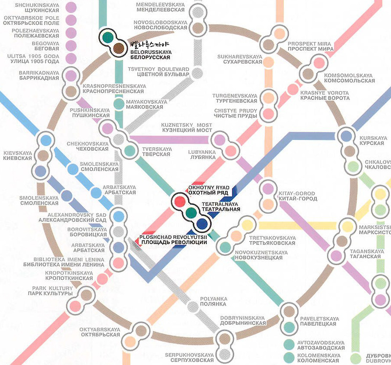  모스크바 메트로 (지하철) 시스템 | 2014 유럽 003