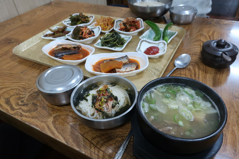 인천 동방식당 70년 전통 가성비 좋은  갈비탕백반