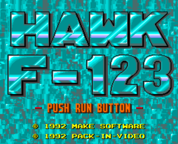 (팩 인 비디오) 호크 F-123 - ホーク F-123 Hawk F-123 (PC 엔진 CD ピーシーエンジンCD PC Engine CD - iso 파일 다운로드)