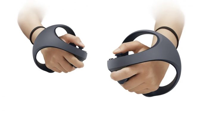 PS5 차세대 VR 시스템의 새로운 VR 컨트롤러, 적응 트리거 등 외에 쥐고 쓰는 그립 버튼 도 탑재