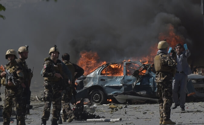2017년 아프가니스탄 카불의 독일대사관 근방에서  벌어진 폭탄 테러사건