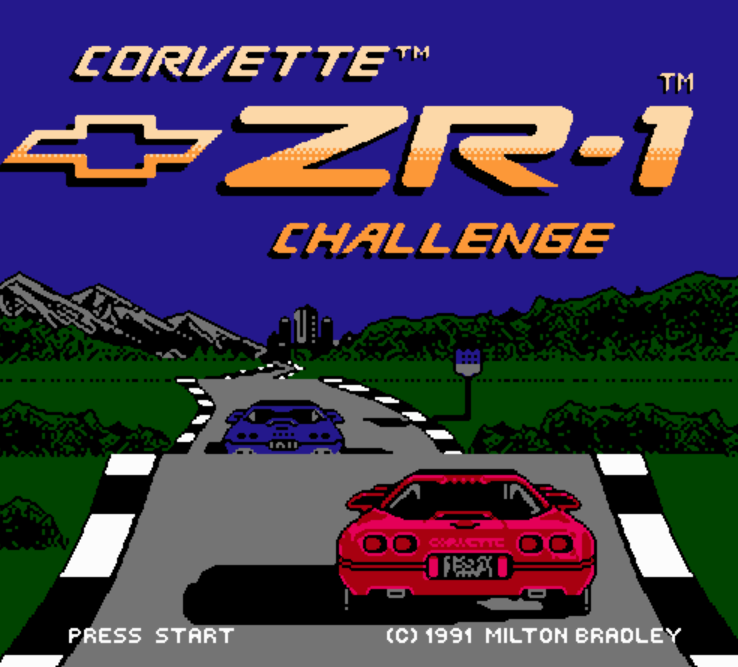 NES ROMS - Corvette ZR-1 Challenge (EUROPE / 유럽판 롬파일 다운로드)