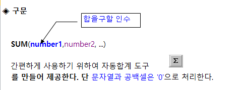 [Excel] 직장 생활에 꼭 필요한 엑셀 SUM 함수 사용법 예시