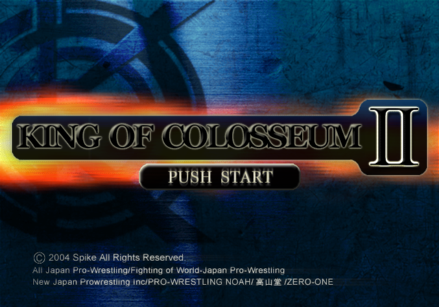 스파이크 / 스포츠 - 킹 오브 콜로세움 2 キング・オブ・コロシアムII - King of Colosseum II (PS2 - iso 다운로드)