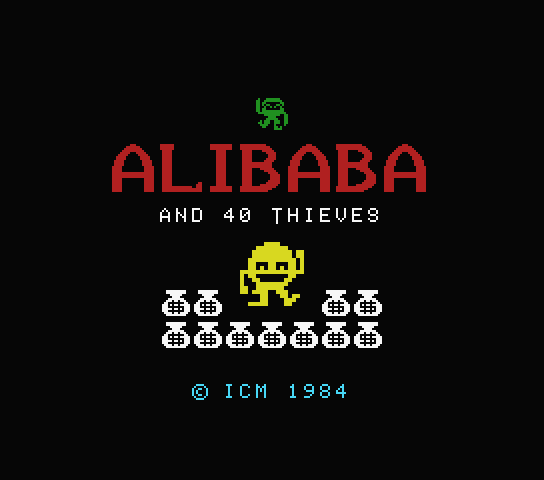 Alibaba and 40 Thieves - MSX (재믹스) 게임 롬파일 다운로드
