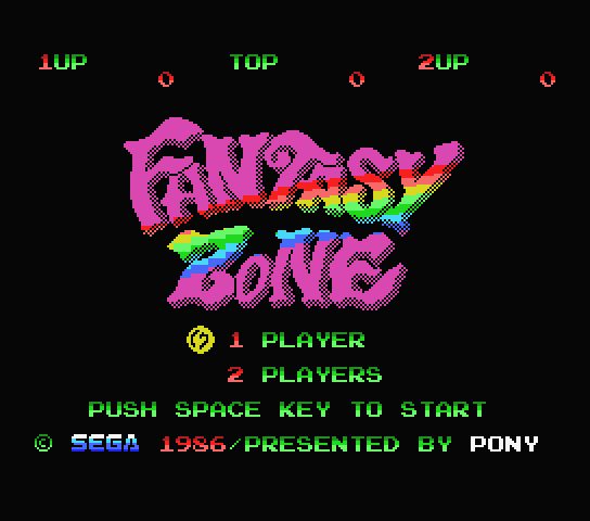 Fantasy Zone - MSX (재믹스) 게임 롬파일 다운로드