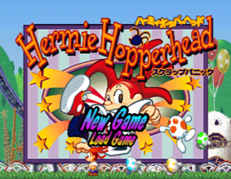 허미 허퍼헤드 스크랩 패닉 - Hermie Hopperhead Scrap Panic (PS1 BIN 다운로드)