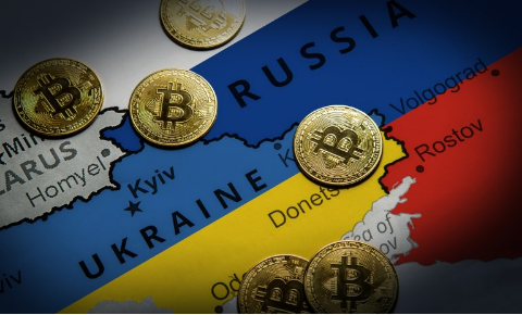 우크라이나 전쟁 발발 이후 2억 1200만 달러 암호화폐 조달