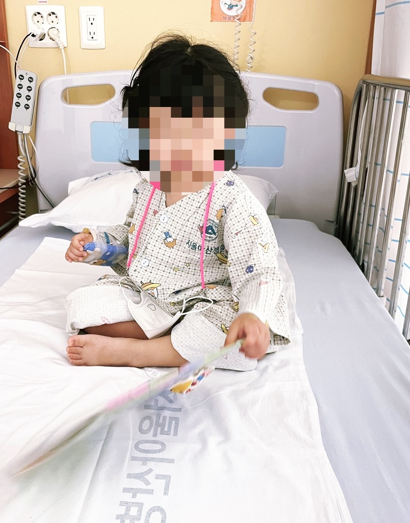 아산병원 입원 : 4살장염 결국입원