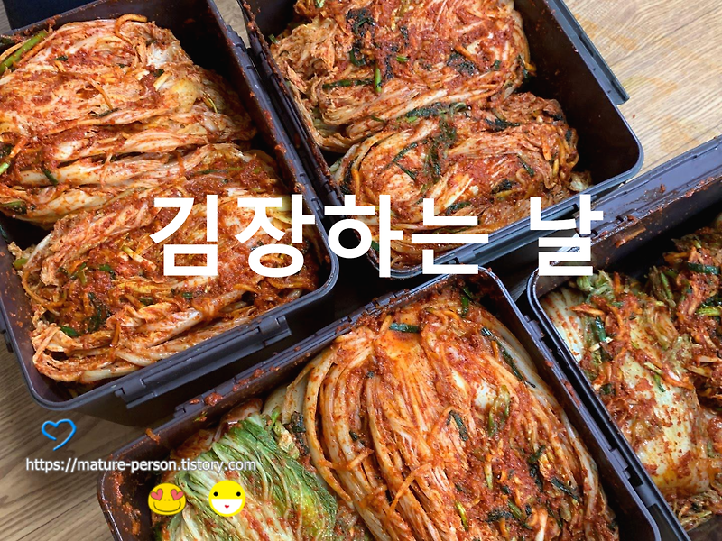 김장 초보 재료준비부터 김장날까지 절임배추 40kg