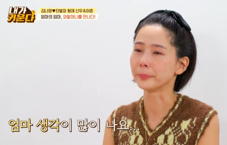 김나영 나이, 프로필, 눈물- 8살에 돌아가신 엄마