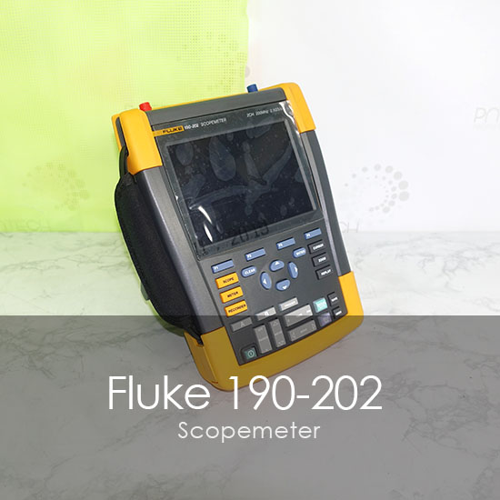 플루크 190-202 포터블 오실로스코프 Portable Oscilloscope ( 2 Channel, 200MHz, 2.5GS/s) 중고계측기렌탈 계측기판매 계측기전문