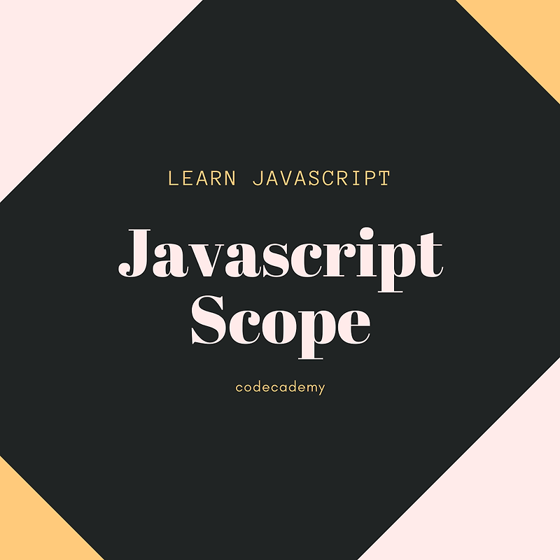 코드카데미 Javascript - Scope (블럭스코프, 사용시 장점)