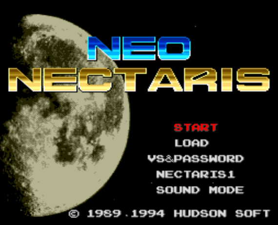 (허드슨) 네오 넥타리스 - ネオ・ネクタリス Neo Nectaris (PC 엔진 CD ピーシーエンジンCD PC Engine CD - iso 파일 다운로드)