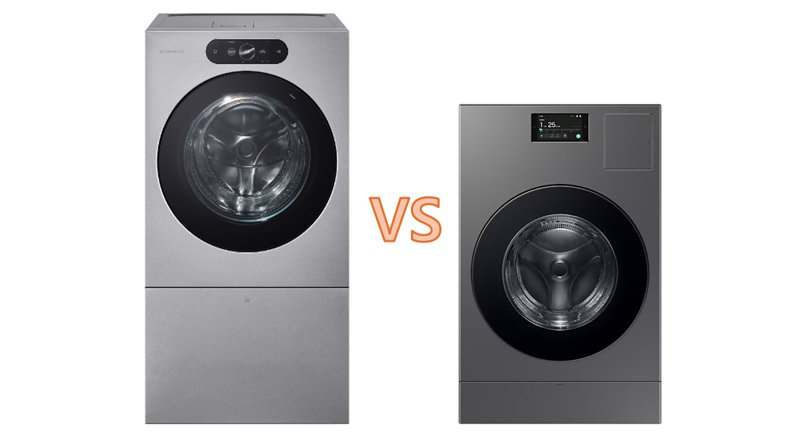 LG 시그니처 세탁건조기 VS 삼성 비스포크 AI 콤보 비교
