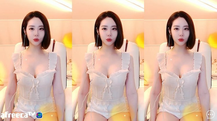 bj최하얀 섹시 트월킹 원피스 몸매 움짤 인스타그램