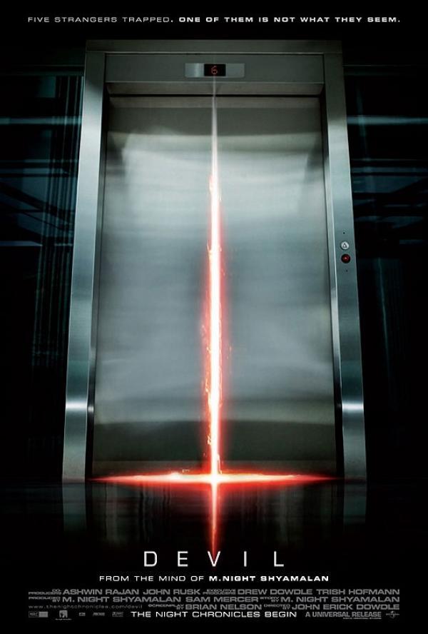 [영화] 엘리베이터 안에 갇힌 다섯 사람, 이 중 하나는 사람이 아니다 <데블>